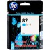 HP No.82 ตลับหมึก Inkjet ชุดสี แยก 4 ตลับ สีดำ ฟ้า แดง และเหลือง